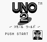 Uno 2 - Small World (Japan) Title Screen